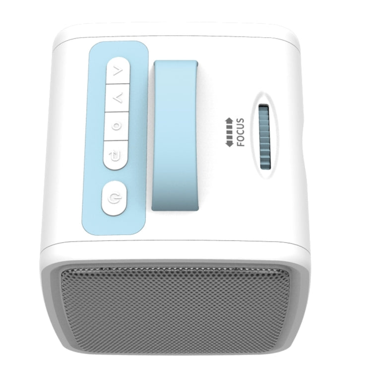 W-S1 10W Children Video Projector 30 Lumens HD 1080P LCD Technology, Support AV / USB / Mini SD Card / HDMI / Audio