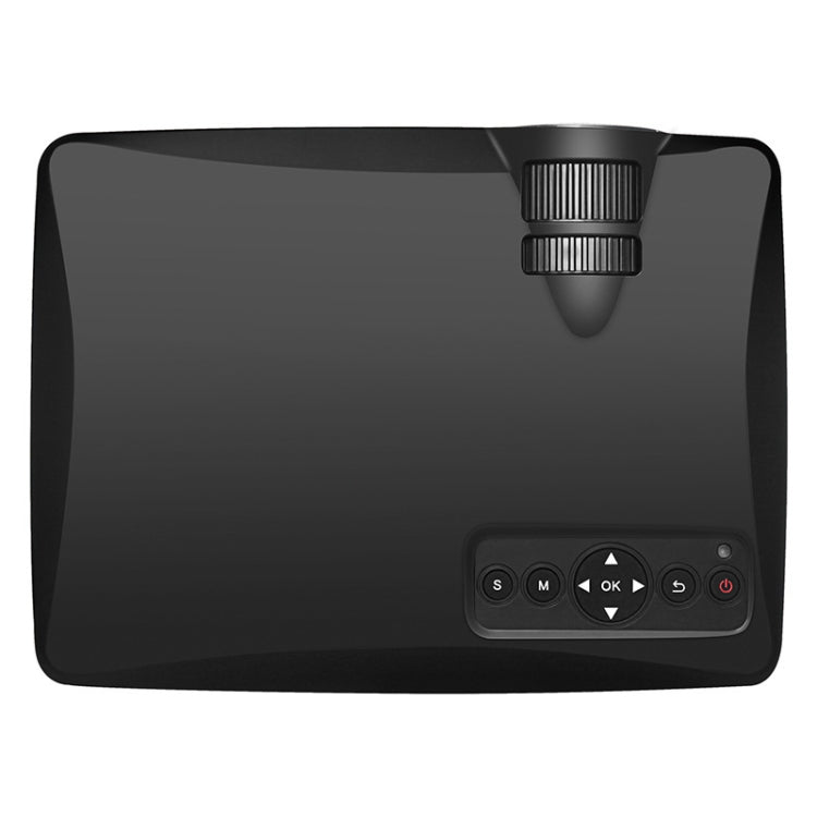 LY-40 1800 Lumens 1280 x 800 Home Theater LED Projector with Remote Control, EU Plug