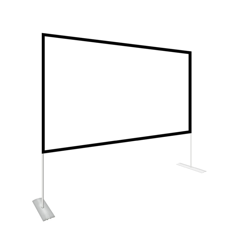 Outdoor Bracket Folding Polyester Projector Film Curtain, Size: 100 inch (16:9)