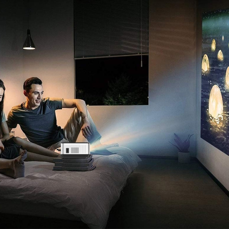 Cheerlux C9 2800 Lumens 1920x1080P HD Same Screen Smart Projector, Support HDMI x 2 / USB x 2 / VGA / AV