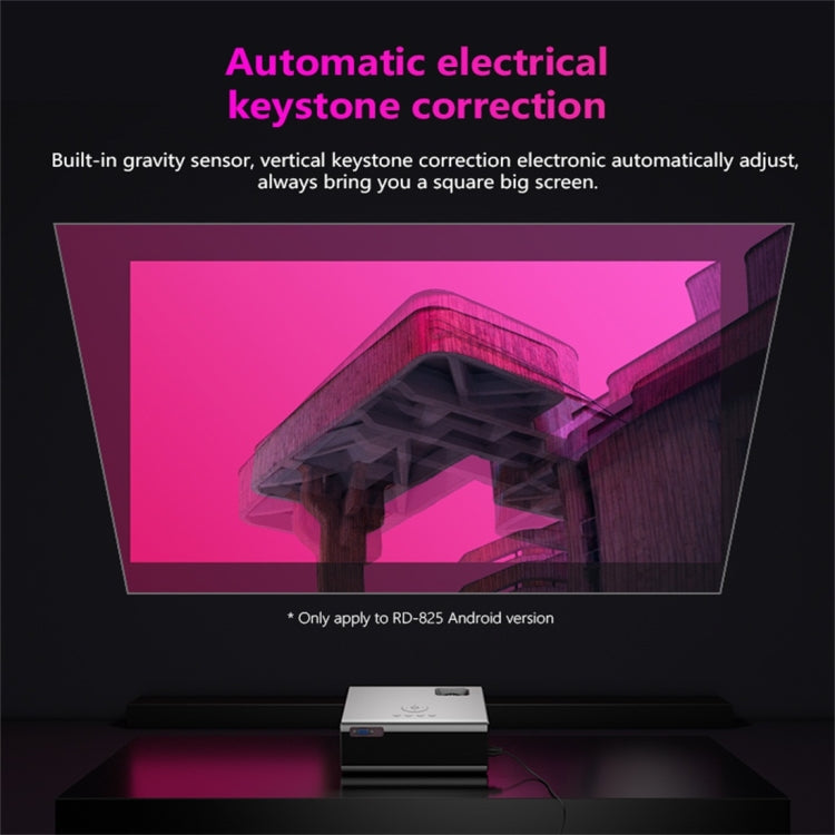 RD825 1280x720 2200LM Mini LED Projector Home Theater, Support HDMI & AV & VGA & USB, General Version