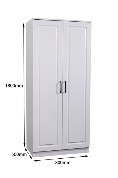 'Rebon' White Wardrobe sue-e furniture