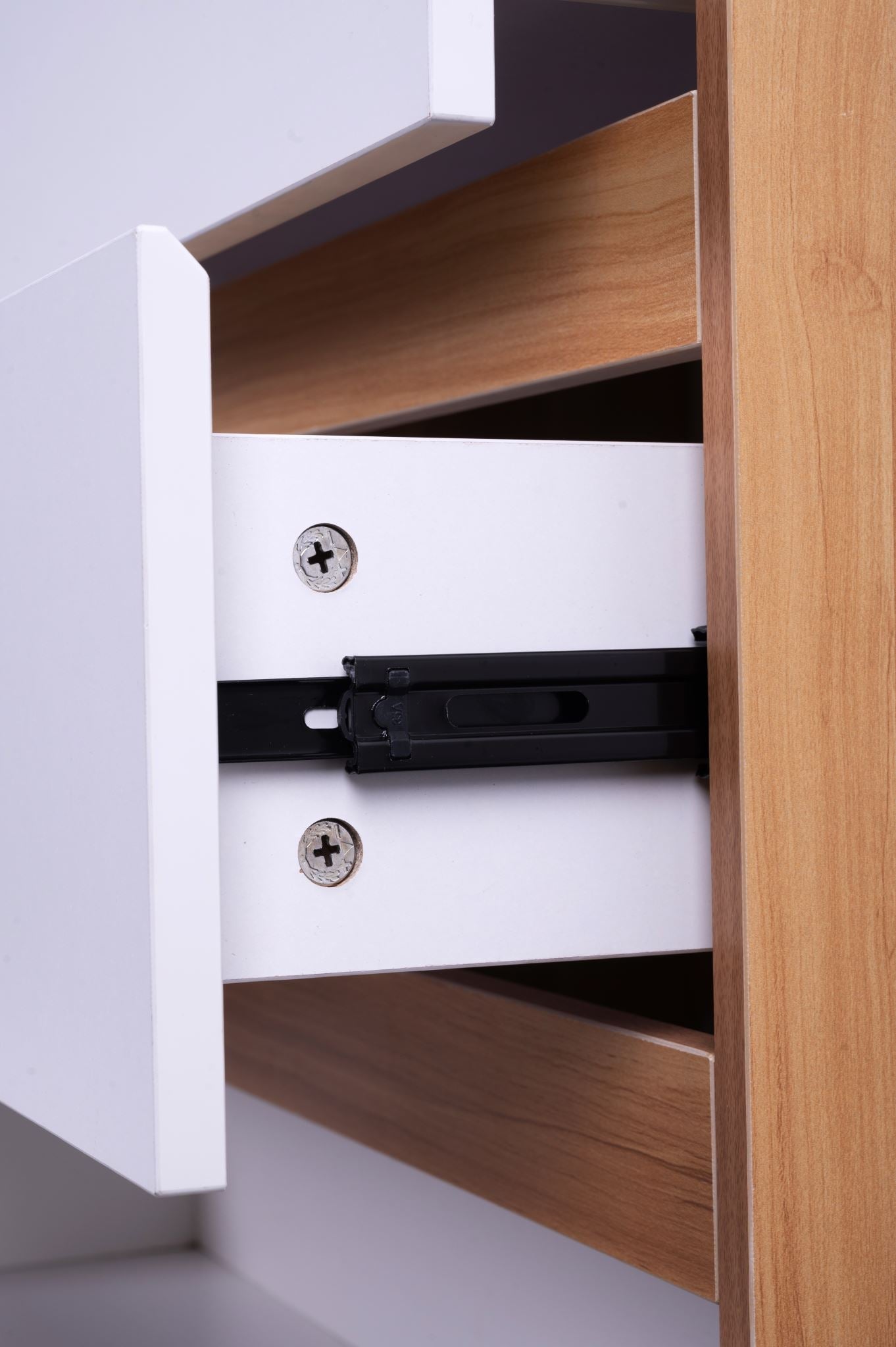 'Monaco' Set of 4 drawers white + oak sue-e furniture