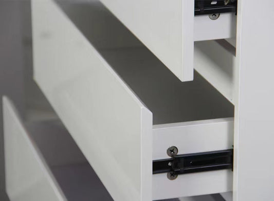 'Monaco' Chest of 6 Drawers White + Oak sue-e furniture