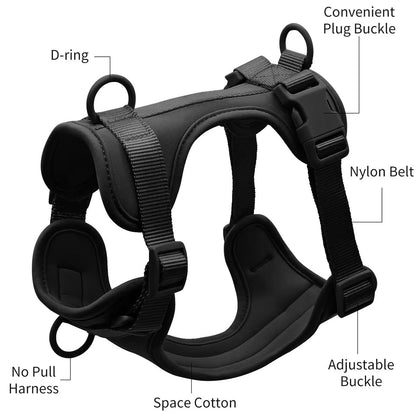 Dog Harness | Black Walkieez