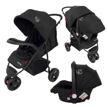 Explorer 3-Wheeler Stroller & Capsule Travel System with Food Tray and Liner