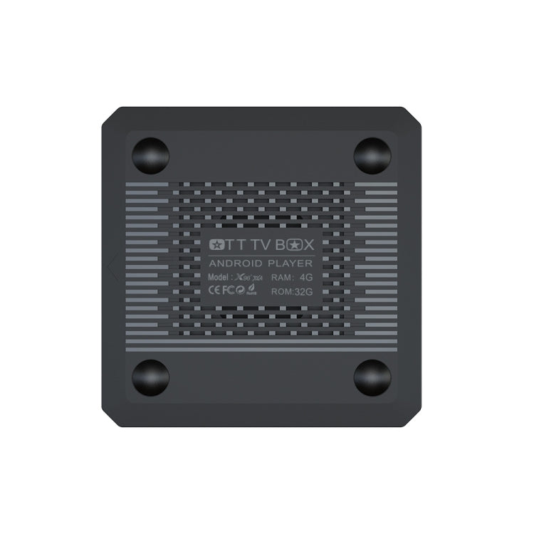 X96 X4 8K Smart TV BOX Android 11.0 Media Player with Remote Control, Amlogic S905X4 Quad Core ARM Cortex A55, RAM: 4GB, ROM: 32GB, Support 1000M, Dual Band WiFi, Bluetooth, EU Plug