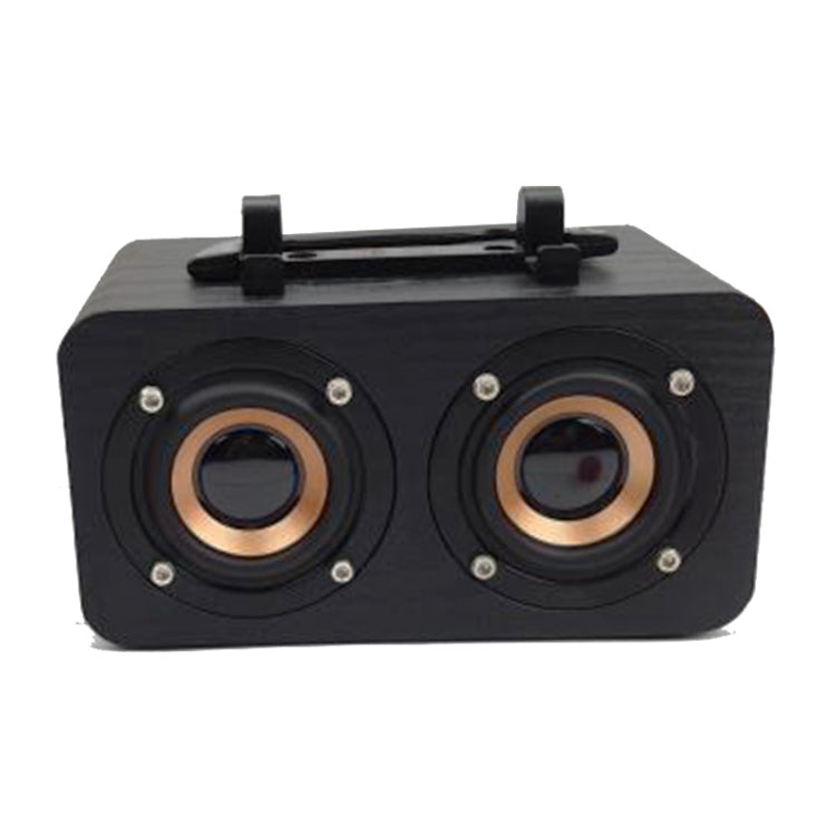 FT-4002 Wooden Wireless Bluetooth Portable Retro Subwoofer Speakers, Support TF card & USB MP3 Playback