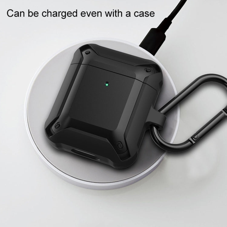 Wireless Earphones Shockproof Bumblebee Armor Silicone Protective Case For AirPods 1 / 2