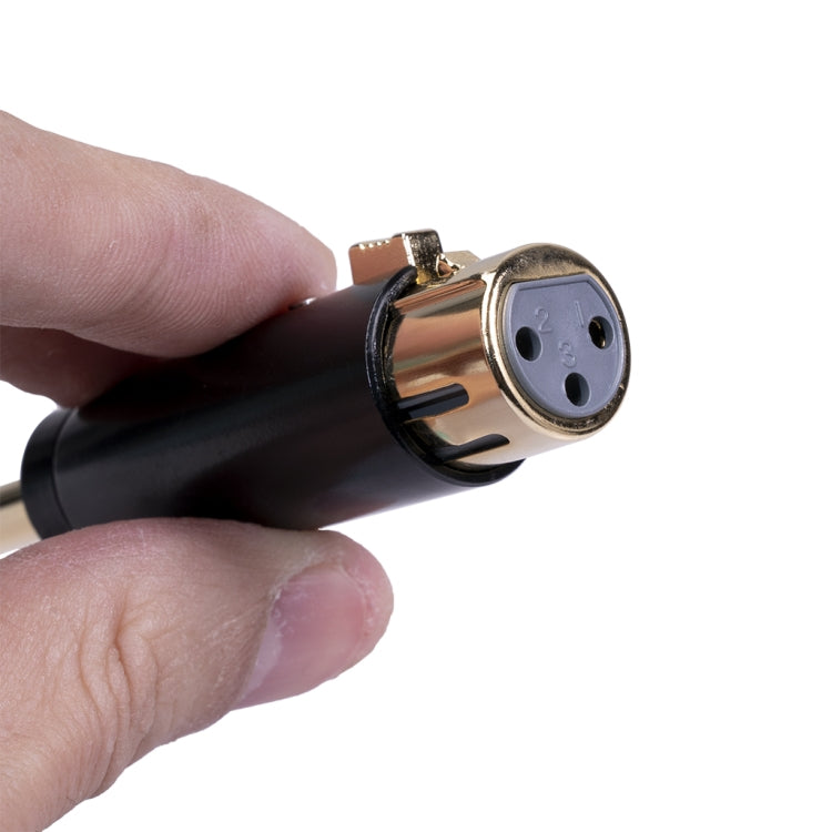 LZ1165G 6.35mm Stereo Male to XRL Female Audio Adapter Microphone Stereo Speaker Connector