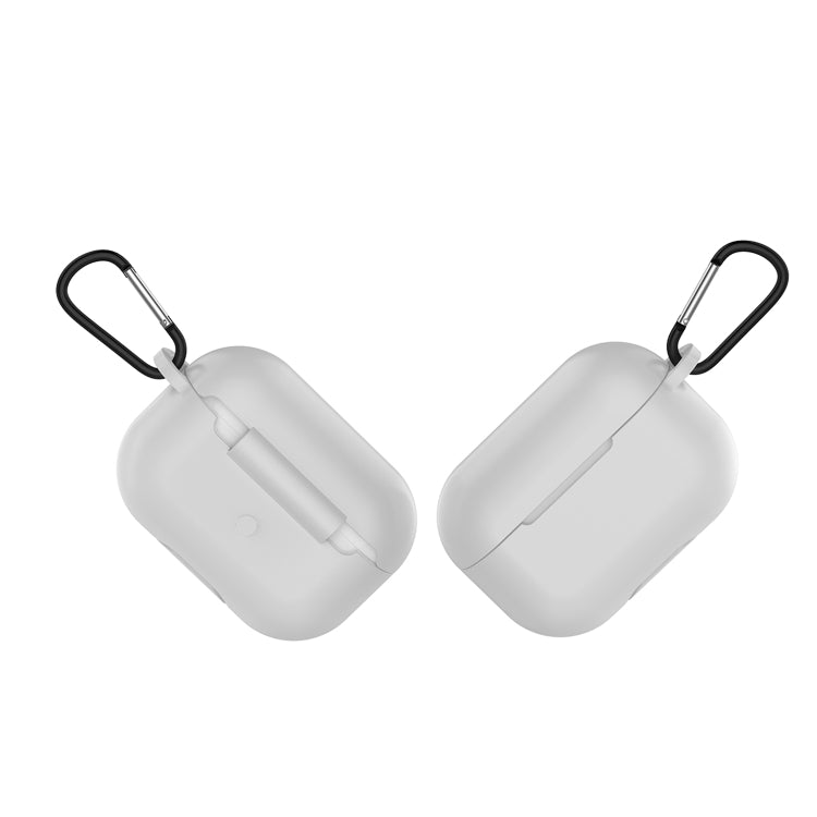 Solid Color Silicone Earphone Protective Case for AirPods 3, with Hook