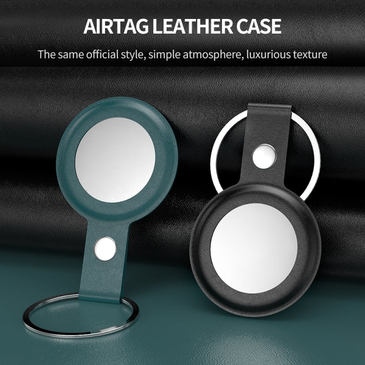 PU Leather Case Shockproof Anti-scratch Protective Cover with Keychain Ring Loop