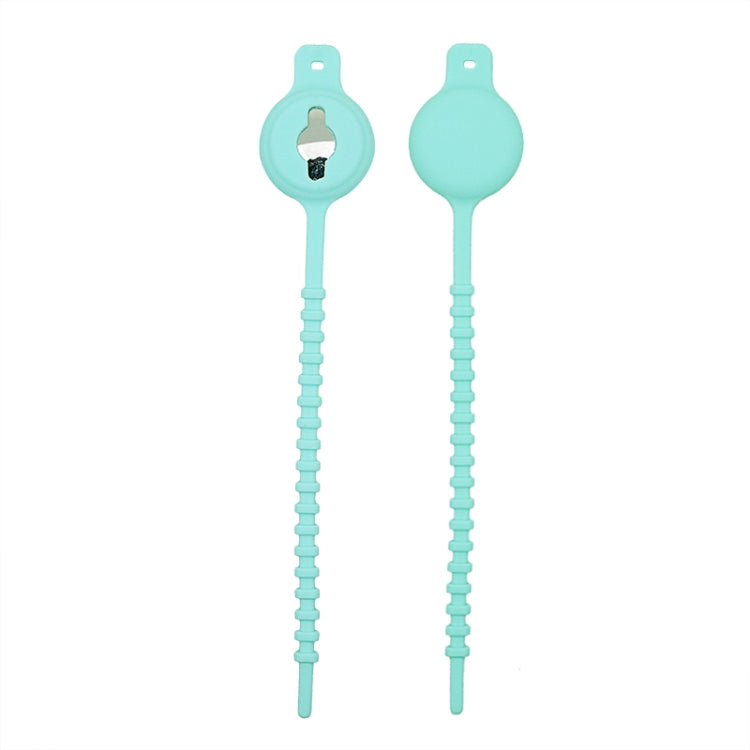 Drawstring Type Luminous Silicone Protective Case for AirTag