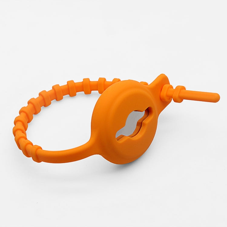 Drawstring Type Luminous Silicone Protective Case for AirTag