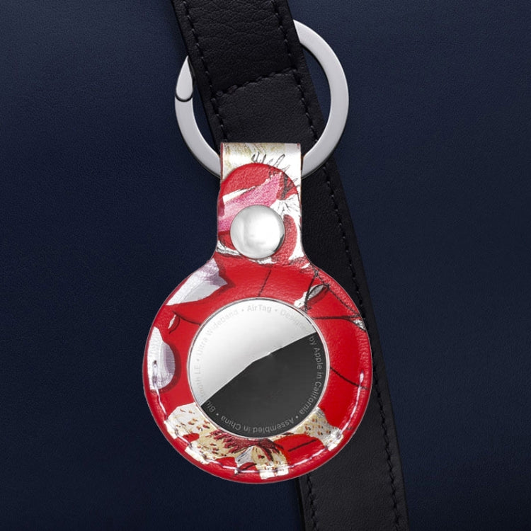 Leather Material Protective Cover For AirTag