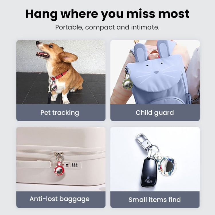 Leather Material Protective Cover For AirTag