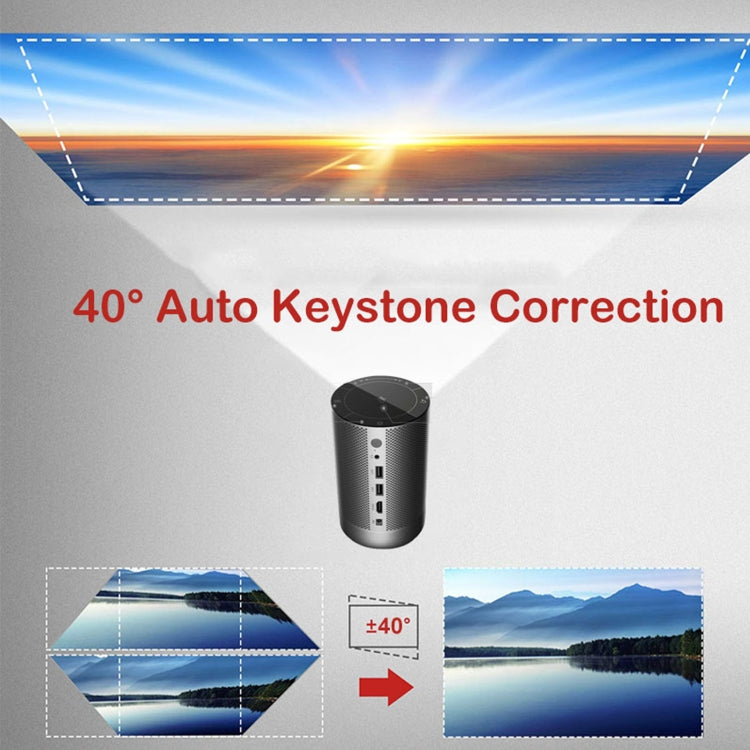 WEJOY A5 1920x1080P 200 Lumens Multi-function Portable Home Theater LED HD Digital Projector Bluetooth Speaker, Android 7.1, 2G+16GB,