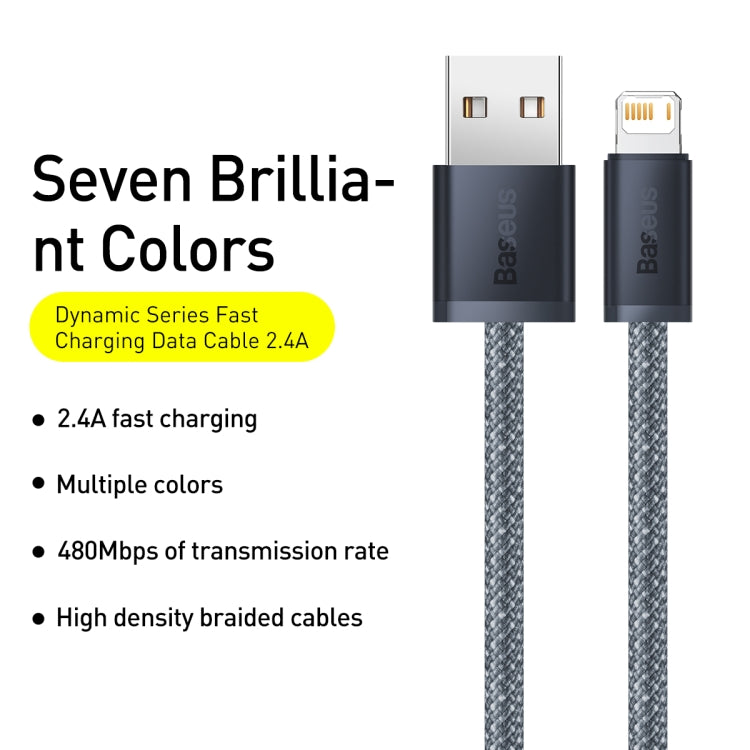 Baseus CALD000402 Dynamic Series 2.4A USB to 8 Pin Fast Charging Data Cable