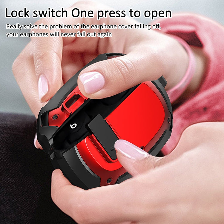 Bumblebee Armor Earphone Protective Case with Switch & Hook For Beats Studio Buds