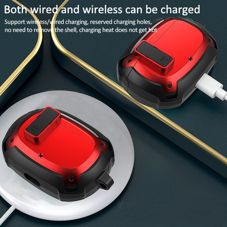 Bumblebee Armor Earphone Protective Case with Switch & Hook For Beats Studio Buds