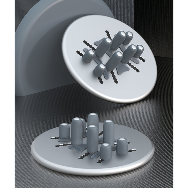 R-JUST BJ15 Aluminum Alloy Adjustable Magnetic Multi-function Disc Data Cable Storage Fixed Base Mobile Phone Laptop Bracket