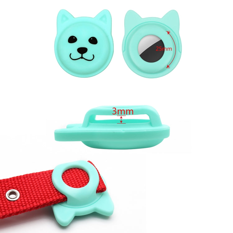 Cute Cartoon Pet Collar Anti-lost Tracker Silicone Case For AirTag