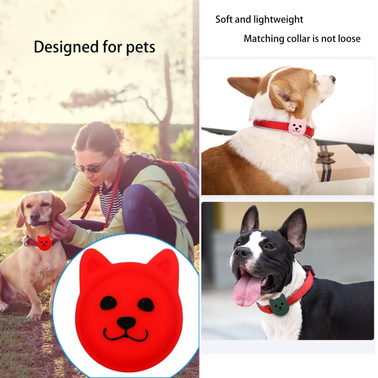 Cute Cartoon Pet Collar Anti-lost Tracker Silicone Case For AirTag
