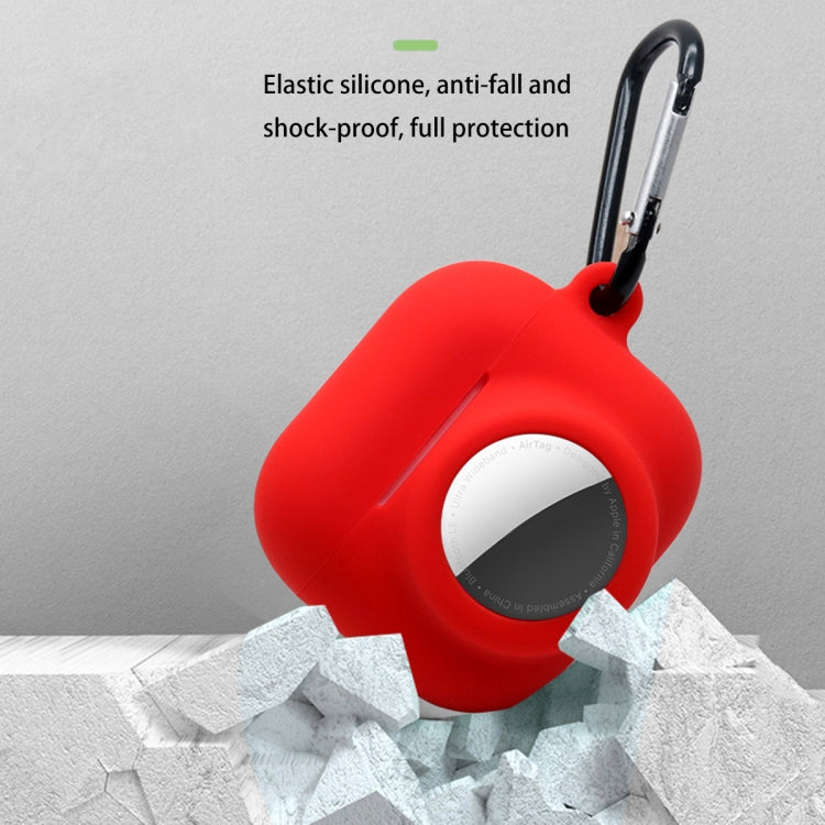 2 in 1 Shockproof Full Coverage Silicone Protective Case For AirPods 3 / AirTag