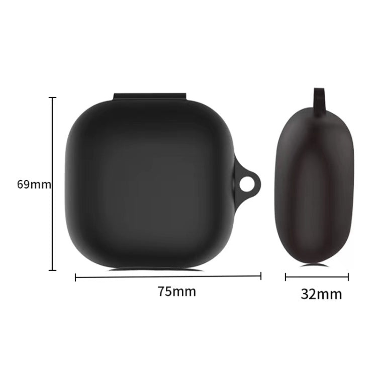 Pure Color Silicone Earphone Protective Case with Hook For Beats Fit Pro