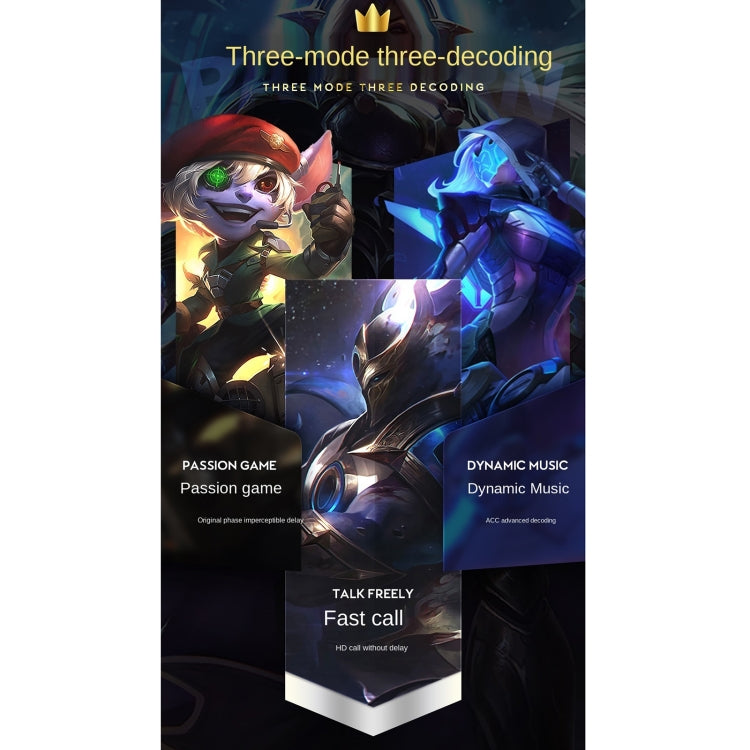 MD198 TWS E-sports Gaming Wireless Bluetooth Earphone