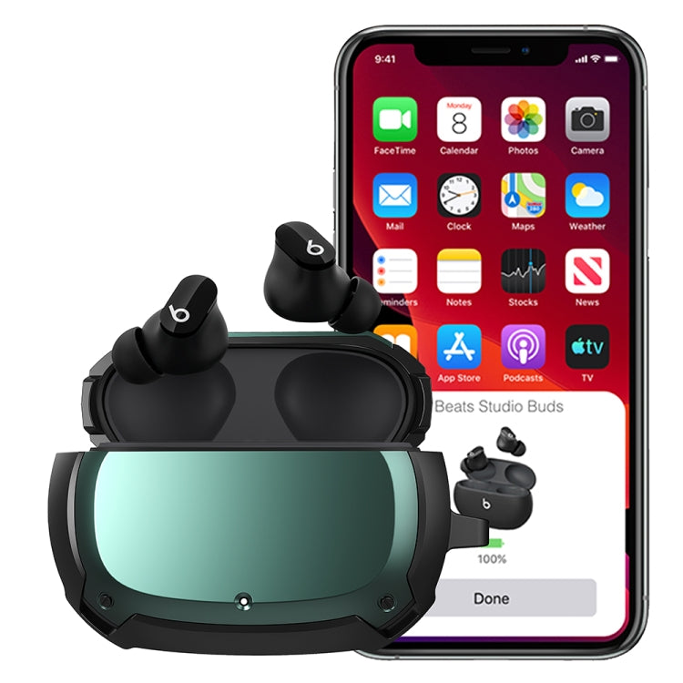 Bumblebee Armor Earphone Protective Case with Hook For Beats Studio Buds