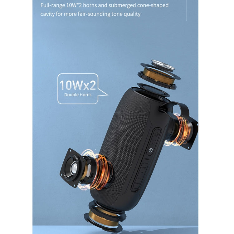 awei Y370 Outdoor Waterproof Bluetooth Speaker with Colorful Light