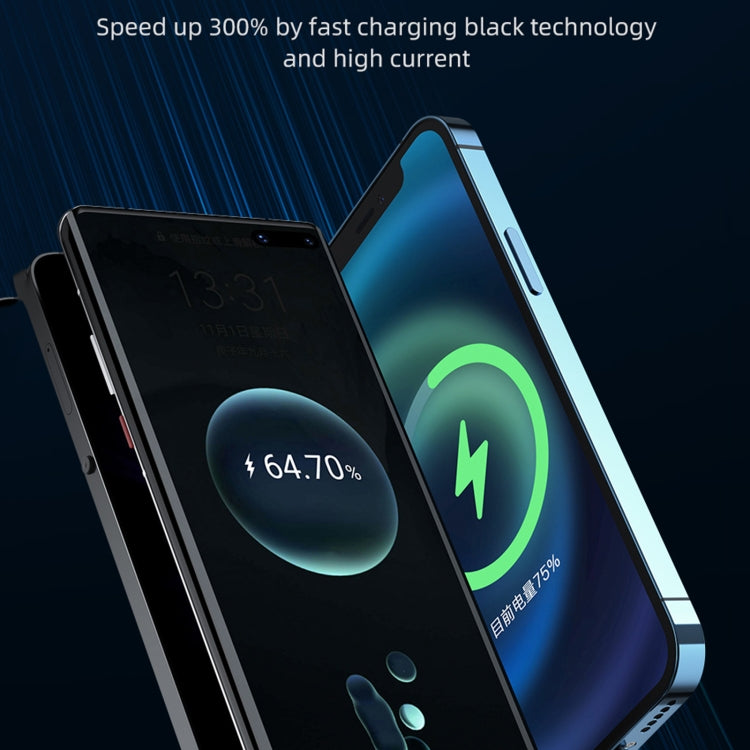 awei CL-972 Type-C / USB-C + 8 Pin + Micro USB 3 In 1 Fast Charging Data Cable, Length: 1.2m