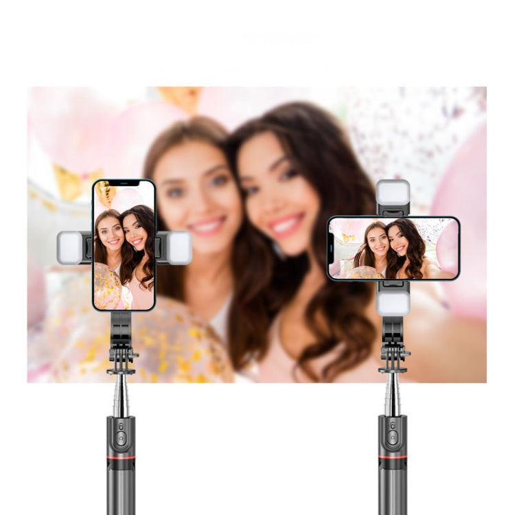 L13D Bluetooth Remote Control Detachable Fill Light Tripod Selfie Stick Phone Holder