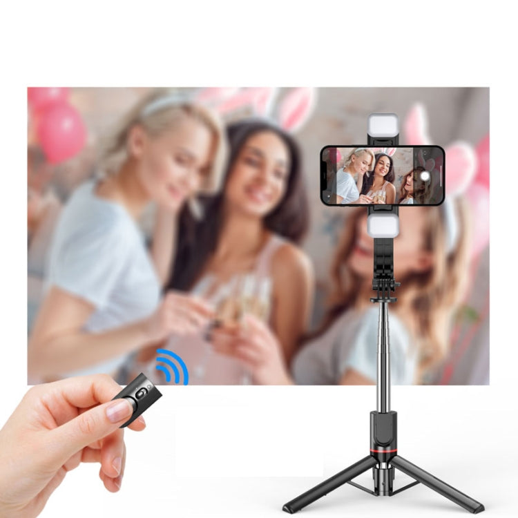 L13D Bluetooth Remote Control Detachable Fill Light Tripod Selfie Stick Phone Holder