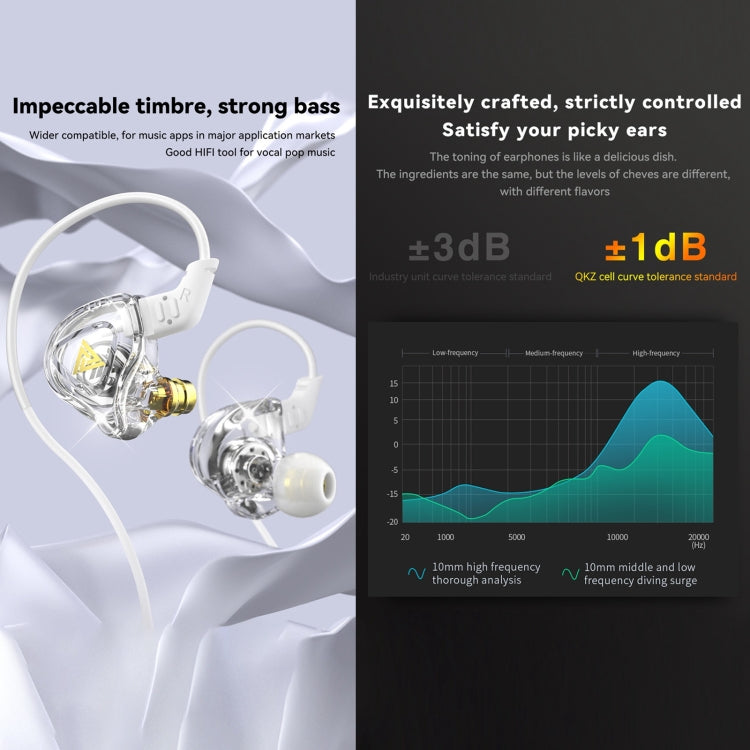 QKZ DMX Sports In-ear HIFI 3.5mm Wired Control Earphone with Mic