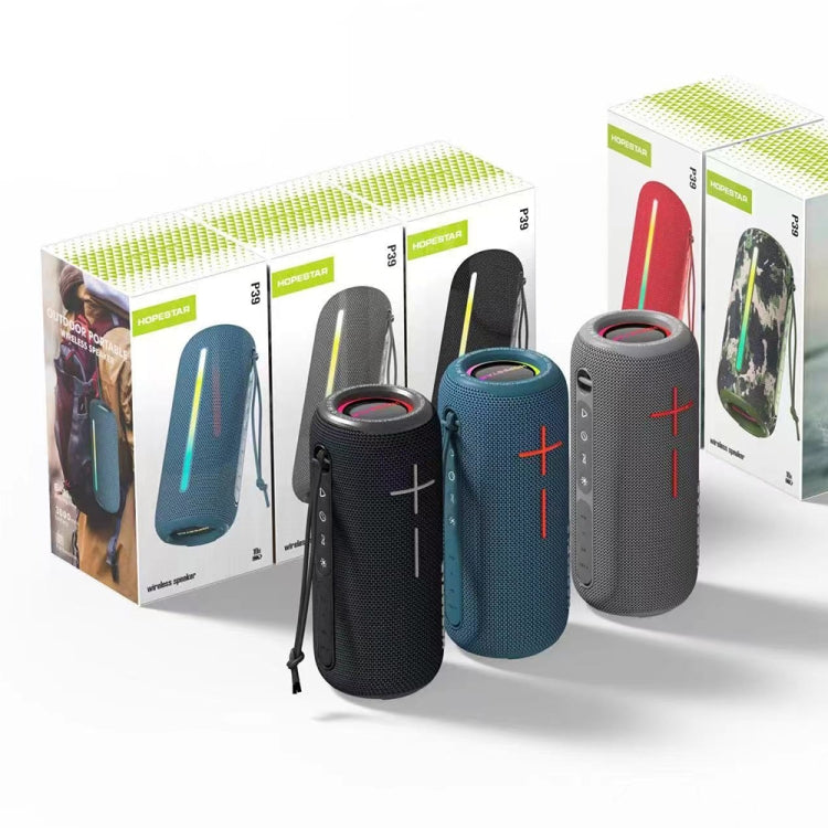 HOPESTAR P39 Outdoor Waterproof RGB Light Wireless Bluetooth Speaker