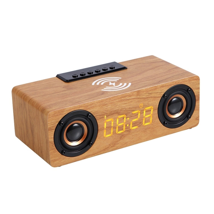 K1 Multifunctional Desktop Wooden Bluetooth Speaker Wireless Loudspeaker