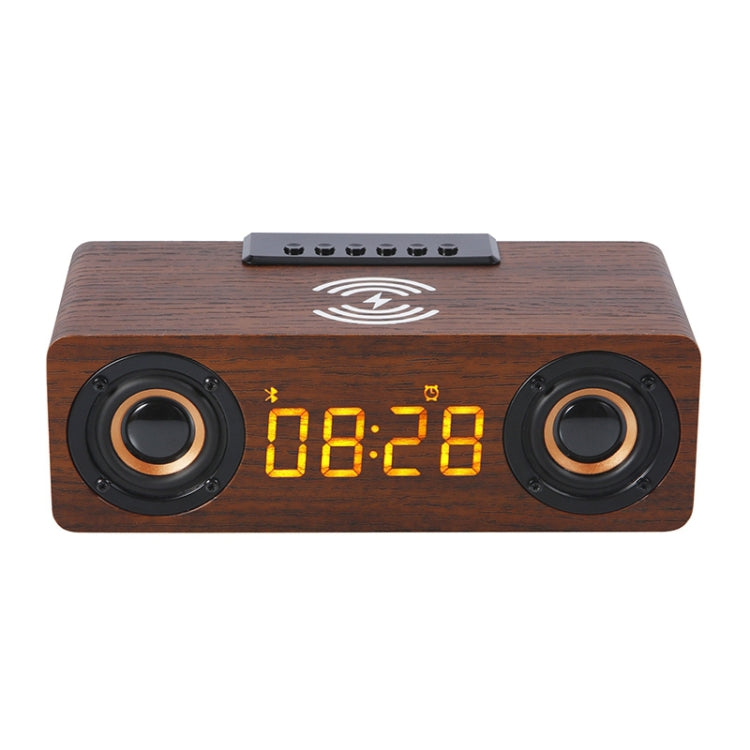 K1 Multifunctional Desktop Wooden Bluetooth Speaker Wireless Loudspeaker