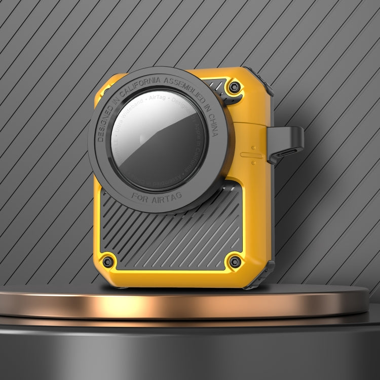 Automatic Flip Switch TPU+PC Earphone Case with AirTag