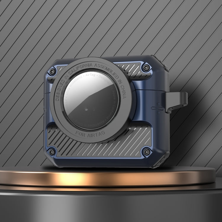 Automatic Flip Switch TPU+PC Earphone Case with AirTag