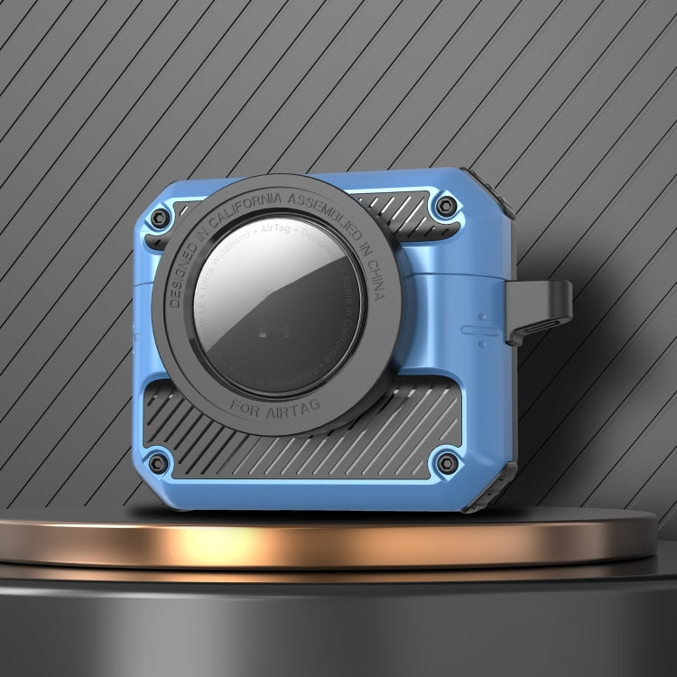 Automatic Flip Switch TPU+PC Earphone Case with AirTag