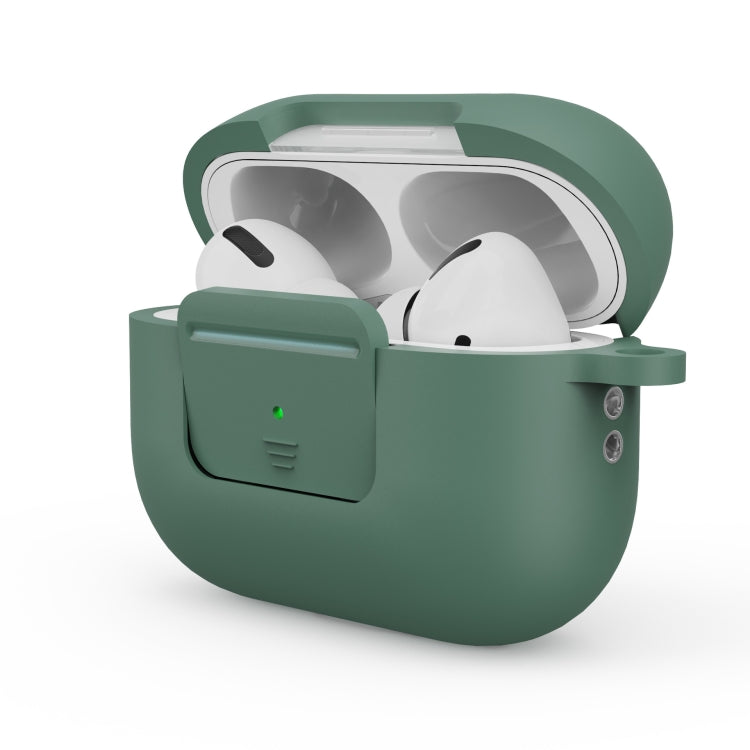 Earphone Silicone PC Protective Case with Switch Button and Buckle