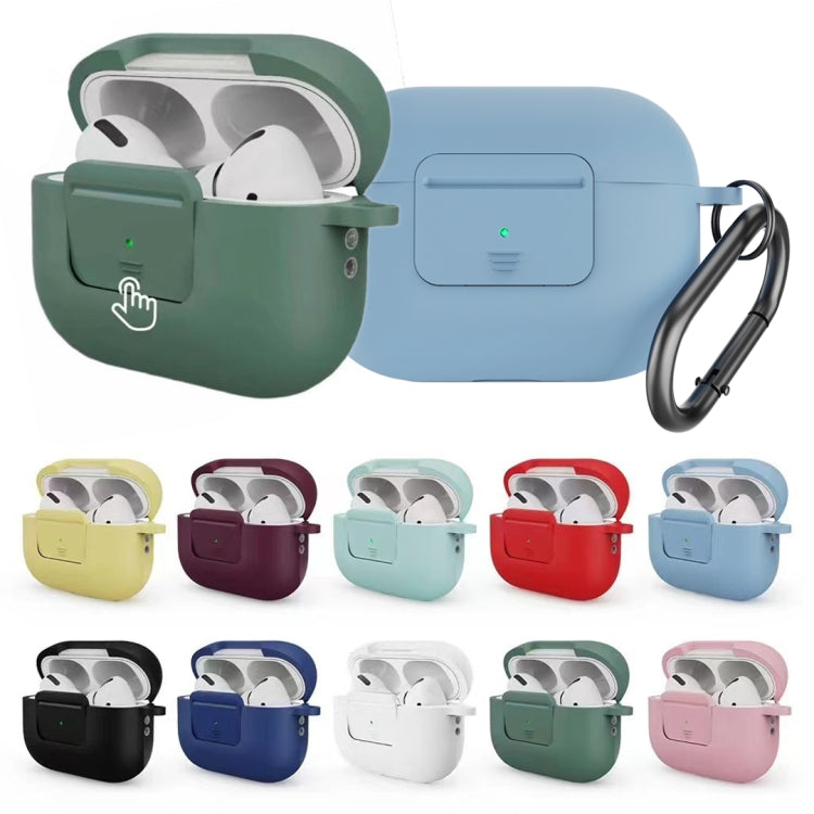 Earphone Silicone PC Protective Case with Switch Button and Buckle