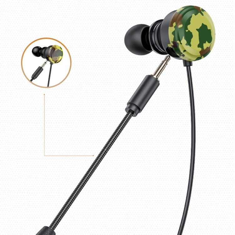 awei L6 1.2m In-ear E-sports Wired Headset With Microphone