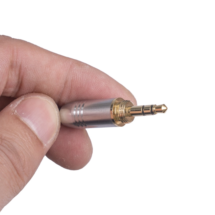 SB423M120-03 6.35mm + 3.5mm Male to Mini XLR 3pin Male Audio Cable, Length: 30cm