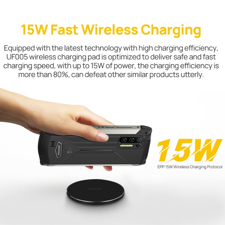 Ulefone UF005 15W Round Fast Charging Qi Wireless Charger