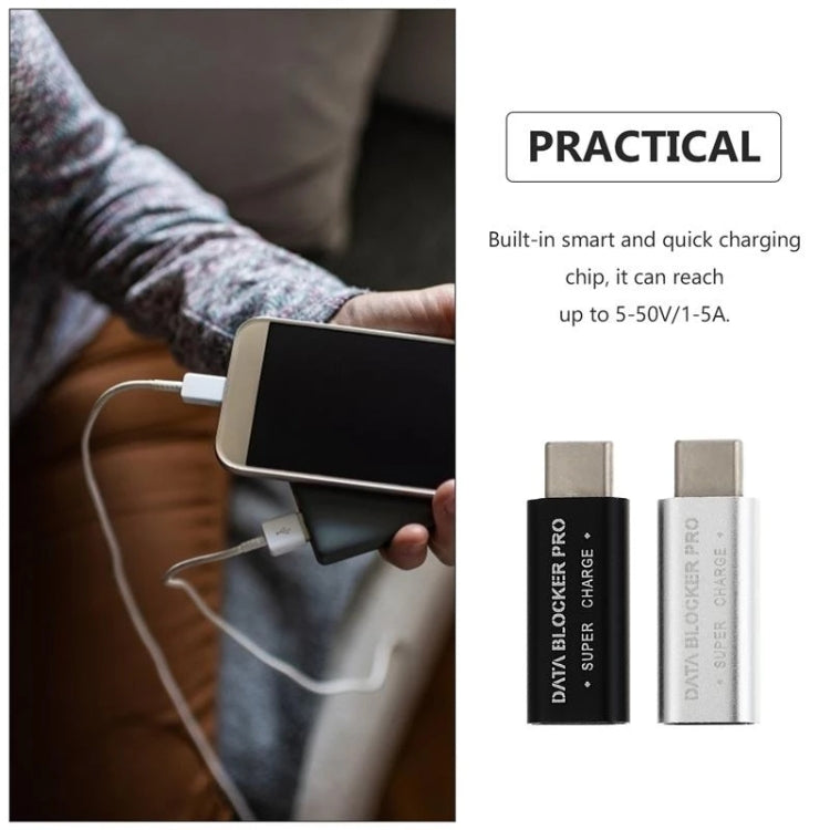 GE07 USB-C / Type-C Data Blocker Fast Charging Connector