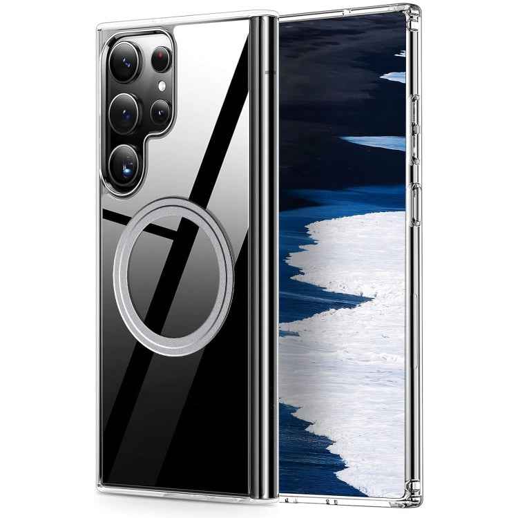 Transparent Frosted MagSafe Phone Case, For Samsung Galaxy S26 Ultra 5G, For Samsung Galaxy S25 5G, For Samsung Galaxy S25+ 5G, For Samsung Galaxy S25 Ultra 5G, For Samsung Galaxy S24 FE 5G, For Samsung Galaxy S24 Ultra 5G, For Samsung Galaxy S24+ 5G  ...