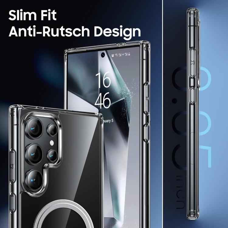 Transparent Frosted MagSafe Phone Case, For Samsung Galaxy S26 Ultra 5G, For Samsung Galaxy S25 5G, For Samsung Galaxy S25+ 5G, For Samsung Galaxy S25 Ultra 5G, For Samsung Galaxy S24 FE 5G, For Samsung Galaxy S24 Ultra 5G, For Samsung Galaxy S24+ 5G  ...